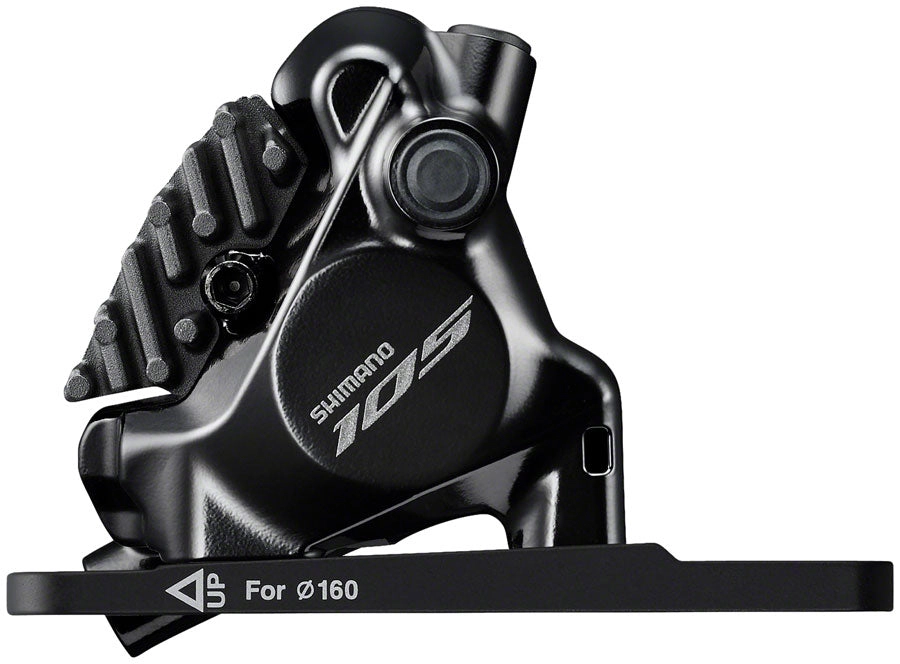 105 ST-R7170-LE Di2 Shift/Brake Lever BR-R7170 Hydraulic Disc Brake Caliper - Front 2x Flat Mount Fork Adaptor BLK