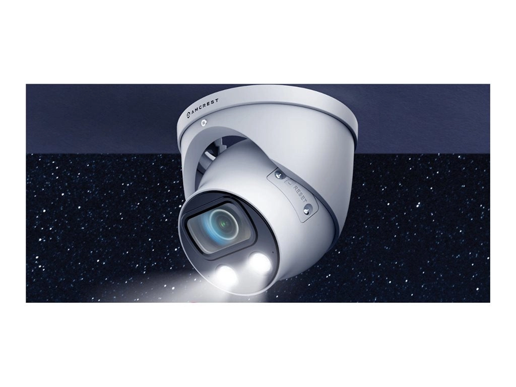 Amcrest IP8M-T2883EW-AI - Network panoramic camera - turret - outdoor - color (Day&Night) - 8 MP - 3840 x 2160 - M22 mount -