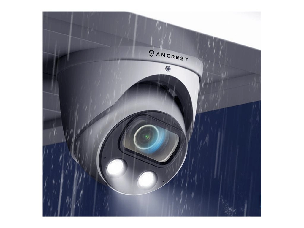 Amcrest IP8M-T2883EW-AI - Network panoramic camera - turret - outdoor - color (Day&Night) - 8 MP - 3840 x 2160 - M22 mount -