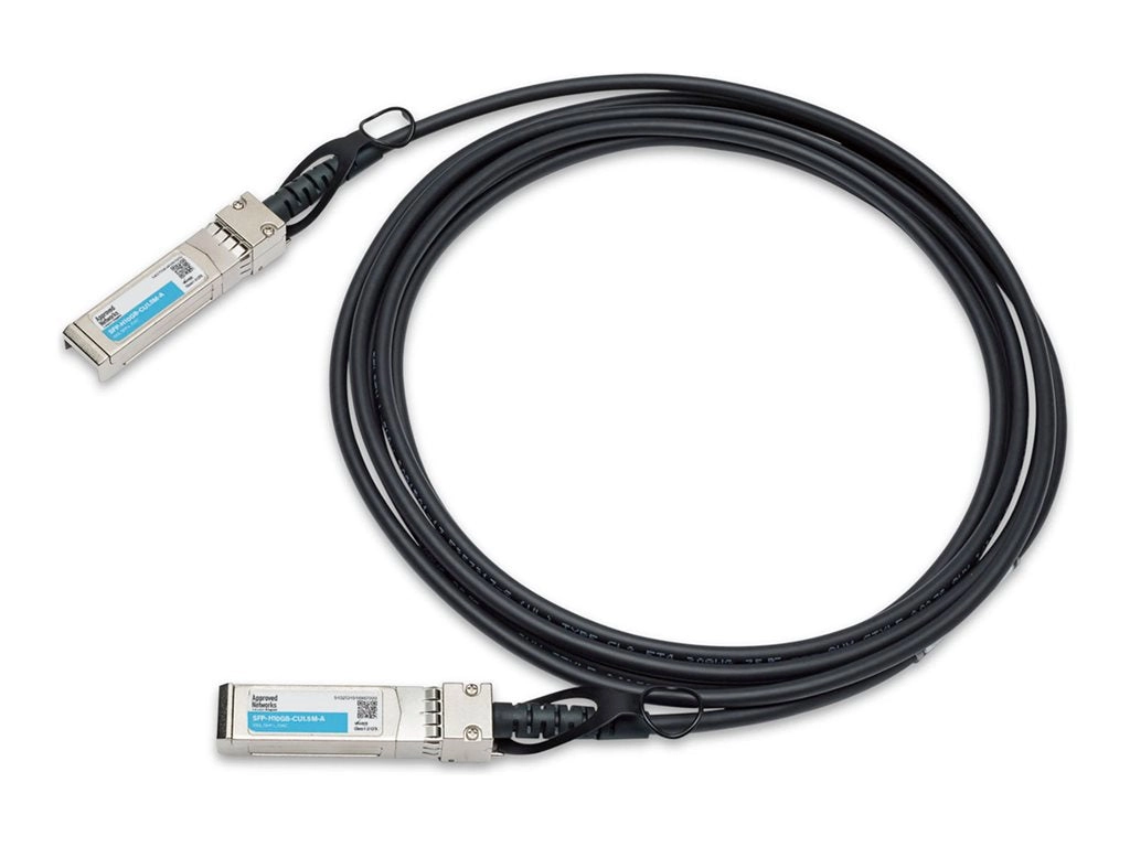 Approved Networks - 10GBase-CU direct attach cable - SFP  to SFP  - 5 ft - twinaxial - passive, solid SFP-H10GB-CU1.5M-A