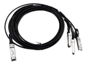Axiom - 100GBase-CR4 direct attach cable - QSFP28 to SFP28 - 10 ft - twinaxial - passive FN-CABLE-QSFP28-4SFP28-3-AX
