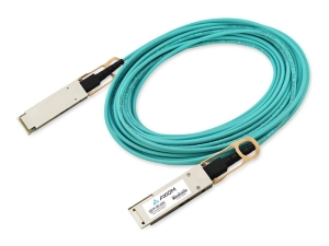 Axiom - 400GBase-AOC direct attach cable - QSFP-DD to QSFP-DD - 3 m - fiber optic - Active Optical Cable (AOC) QDD-400-AOC3M-AX
