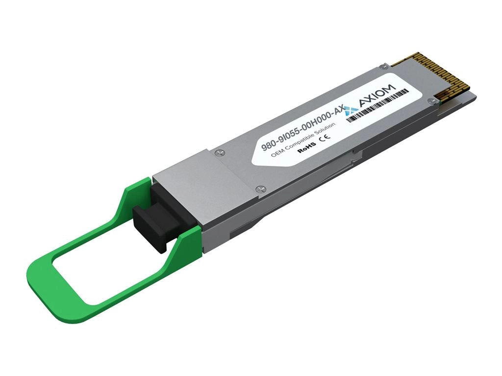 Axiom - QSFP56 transceiver module (equivalent to: Nvidia 980-9I055-00H000) - 200GbE - 200GBase-FR4 - LC single-mode - up to 1.2 980-9I055-00H000-AX