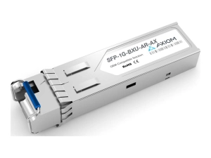 Axiom - SFP (mini-GBIC) transceiver module (equivalent to: Arista SFP-1G-BXU-AR) - 1GbE - 1000BASE-BX20-U - LC single-mode - SFP-1G-BXU-AR-AX