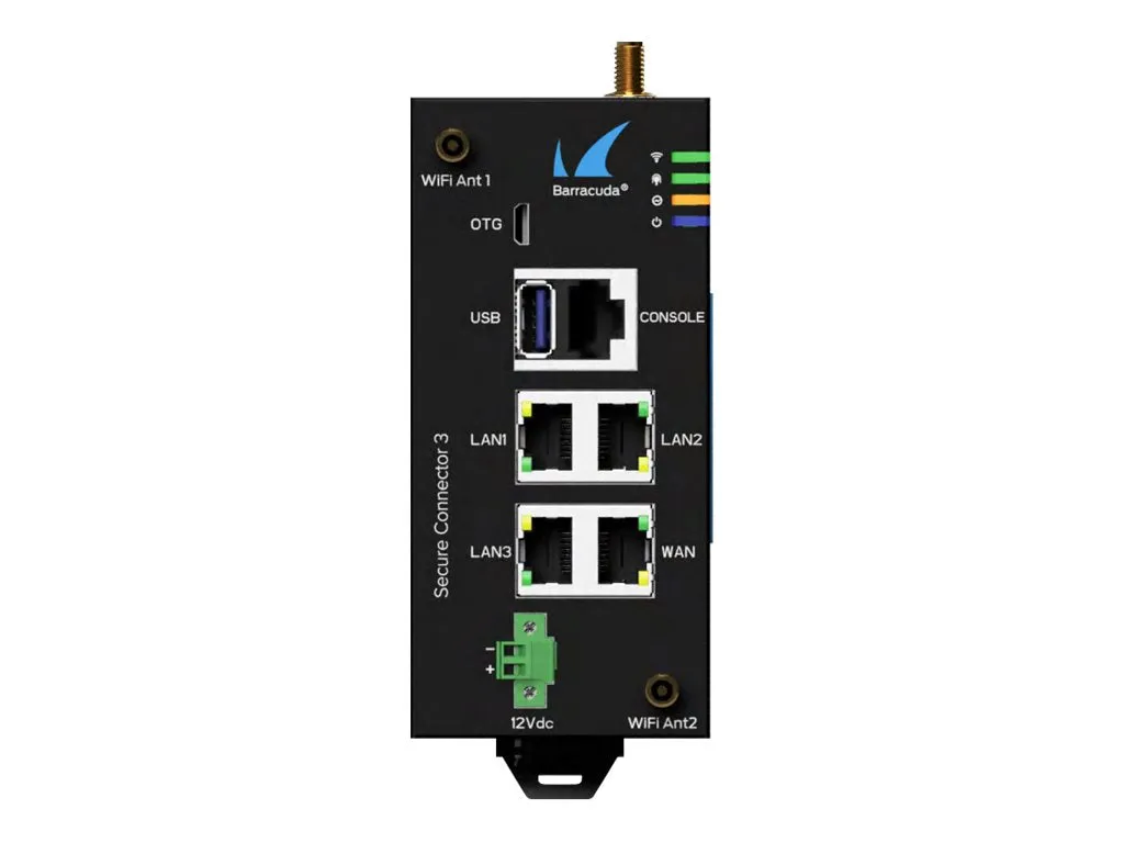 Barracuda Secure Connector 31 - Security appliance - 1GbE - Wi-Fi - 2.4 GHz - DC power - rail mountable BNGFSC31A