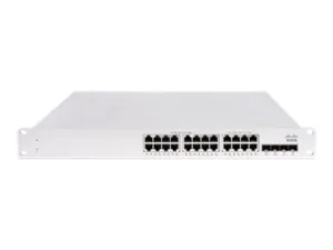 Cisco Meraki MS150 24T-4G - Switch - managed - 24 x 10/100/1000   4 x Gigabit SFP - rack-mountable - for P/N: MA-CBL-100G-1M, MS150-24T-4G