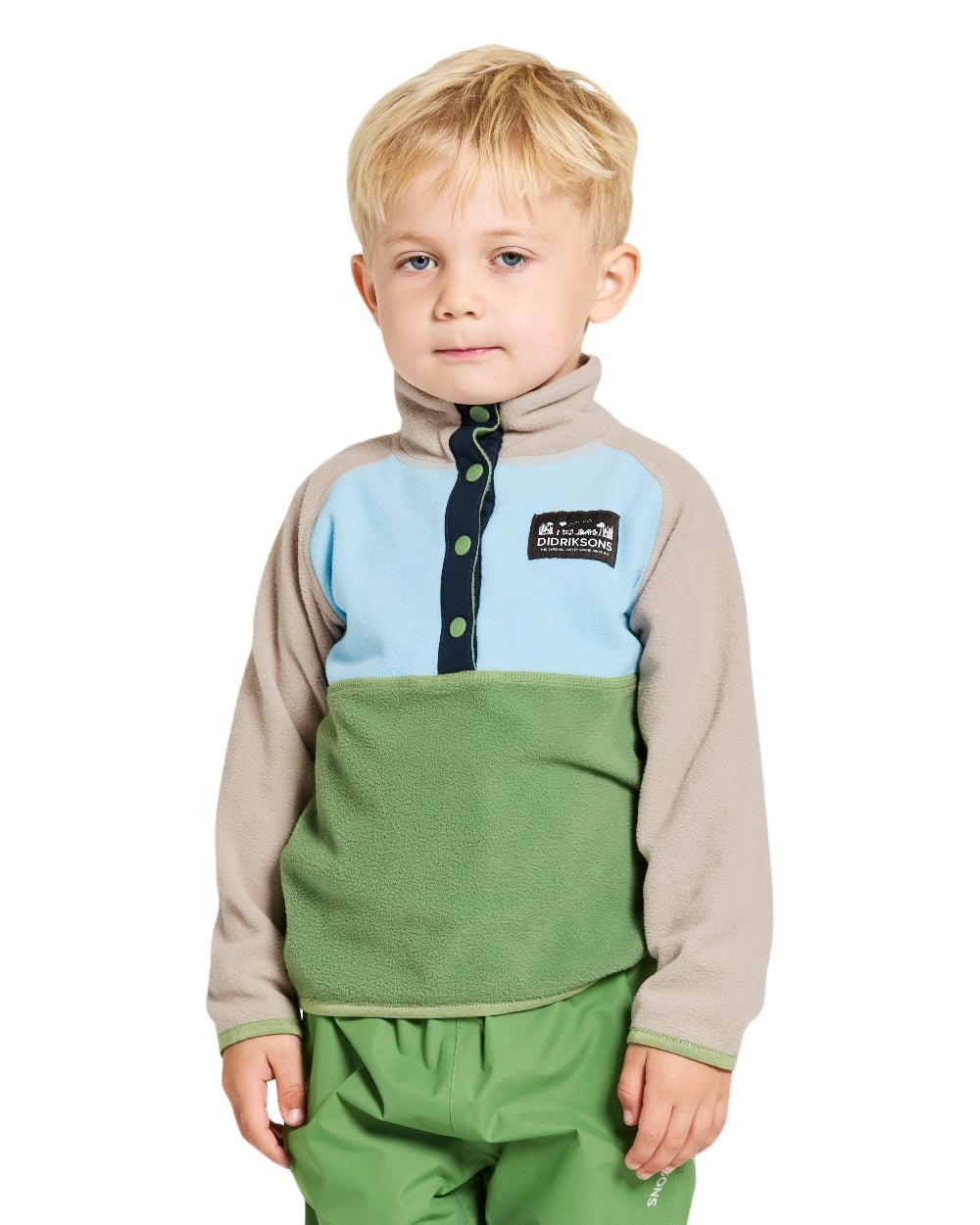 Didriksons Childrens Monte Half Button Fleece 4