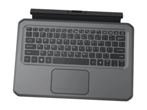 DT Research - Keyboard - detachable, slim - with touchpad - backlit - magnetic dock - QWERTY - for P/N: US2D-312 ACC-KB312-B