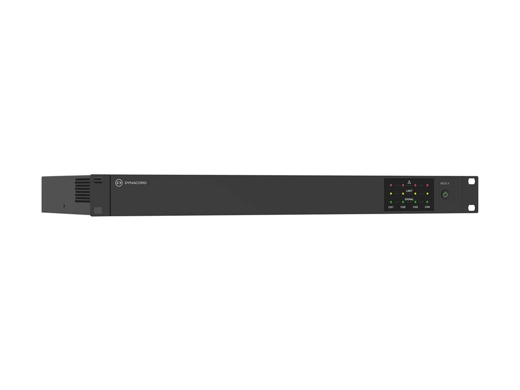 Dynacord V600:4 - V Series - power amplifier - 4 x 600 Watt V600:4-US