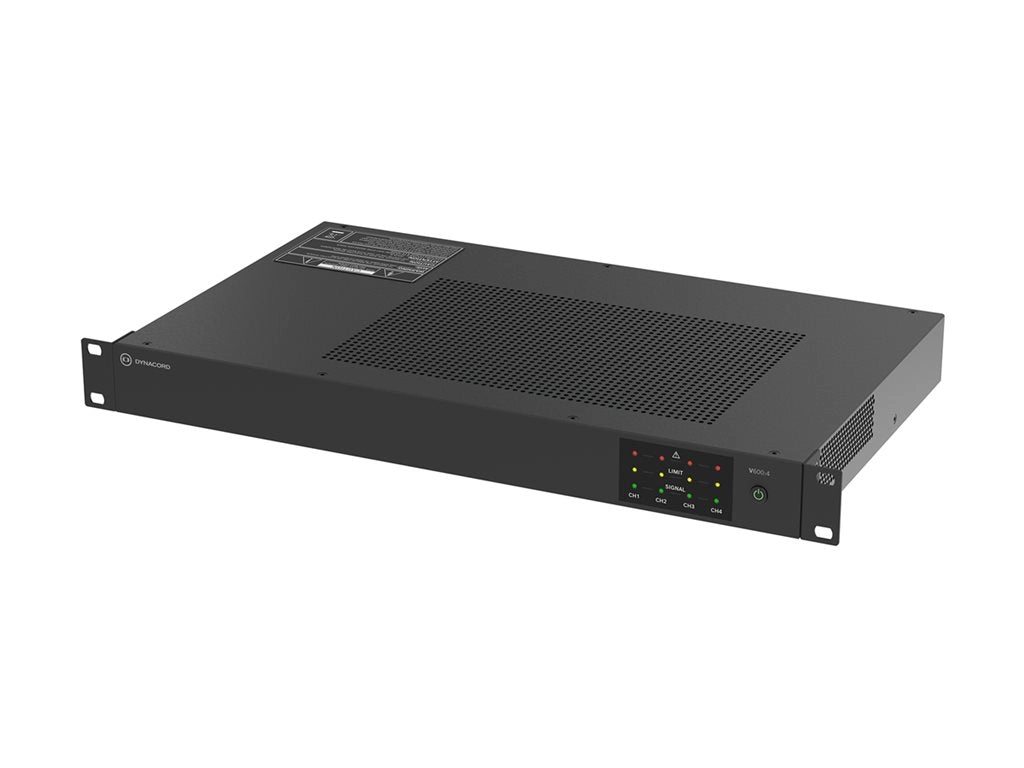 Dynacord V600:4 - V Series - power amplifier - 4 x 600 Watt V600:4-US