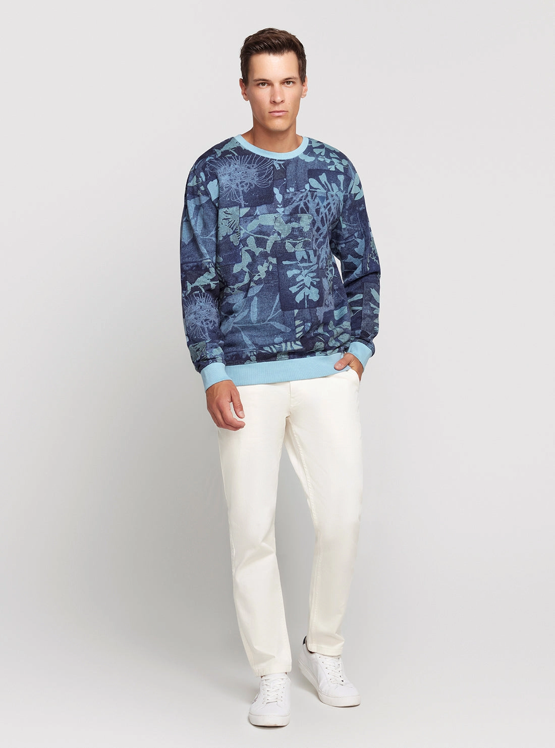 Eco Blue Overdye Jumper