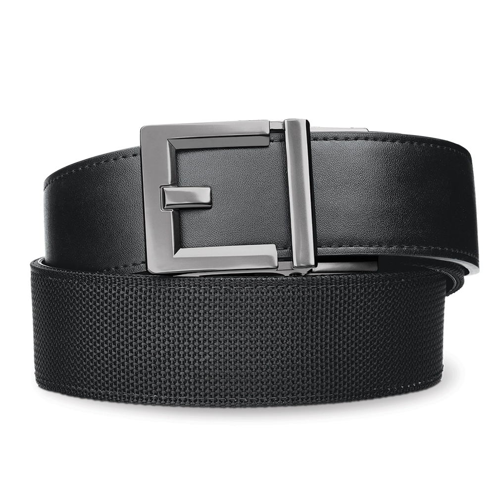 EXECUTIVE PROTECTION BLACK TACTICAL HYBRID BELT 1.75": COMPLETE KIT
