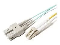 Fiber Cables Direct - Patch cable - TAA Compliant - LC multi-mode (M) to SC multi-mode (M) - 15 m - 0.1 in - fiber optic - duplex FCDUS347V10039