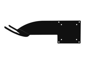 HAT Design Works - Mounting component (holder) - for barcode scanner - black - VESA-mountable BCSBMM-B