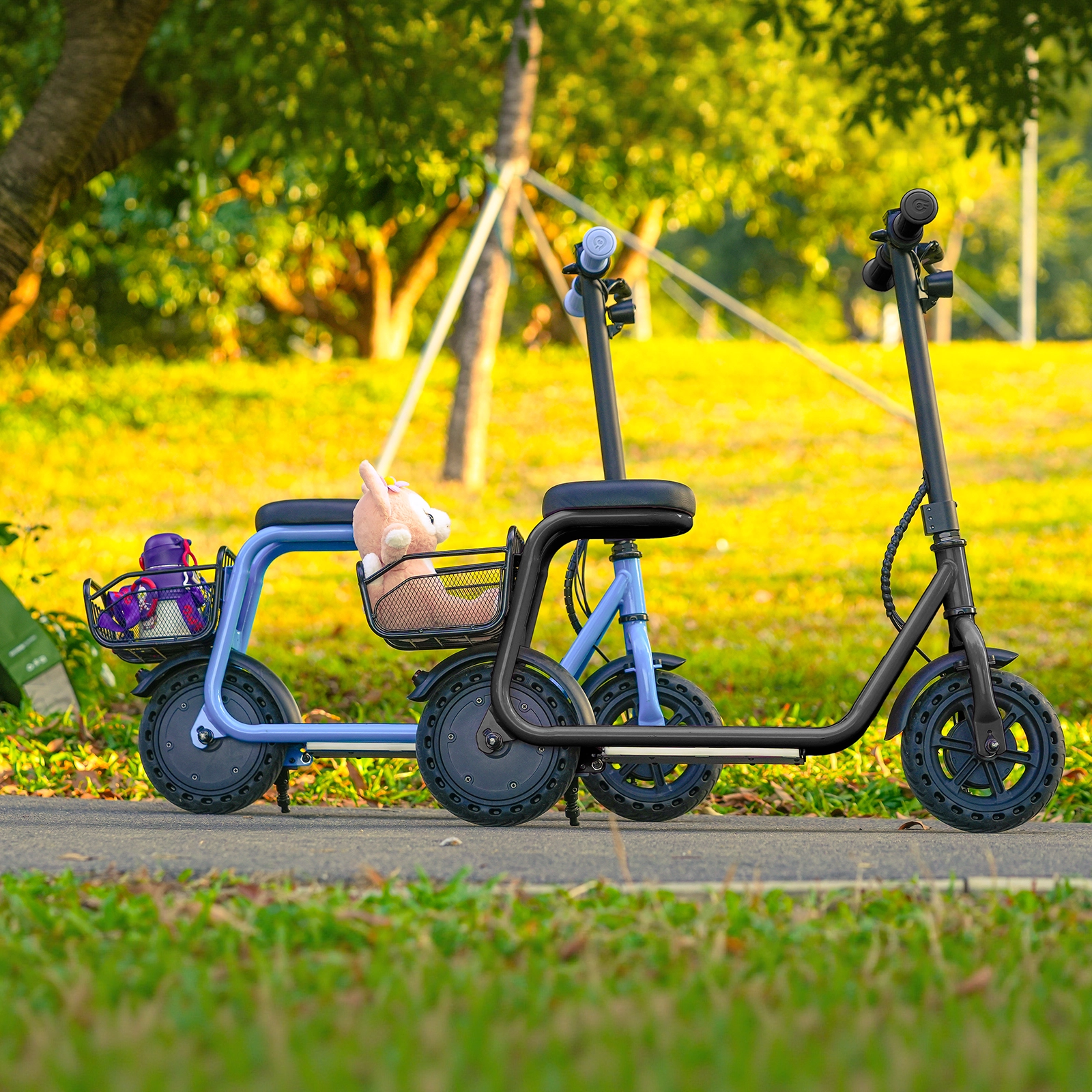 Hiboy Q2 Lite-A Kids Electric Scooter with Basket and Seat