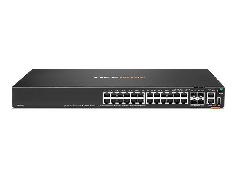 HPE Aruba Networking CX 6200F 24G 4SFP  TAA Switch - Switch - Max. Stacking Distance 10 kms - L3 - managed - 24 x 10/100/1000 S0M86A#B2B