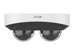 InVid Tech Vision Series VIS-P4DUALDRIR28NH-AI - Network surveillance camera - dome - outdoor - vandal / weatherproof - color