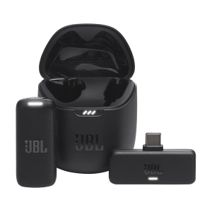 JBL Quantum Stream Wireless USB-C Clip-On Microphone