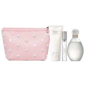Lovely Sheer by Sarah Jessica Parker 100ml EDP 4pc Set