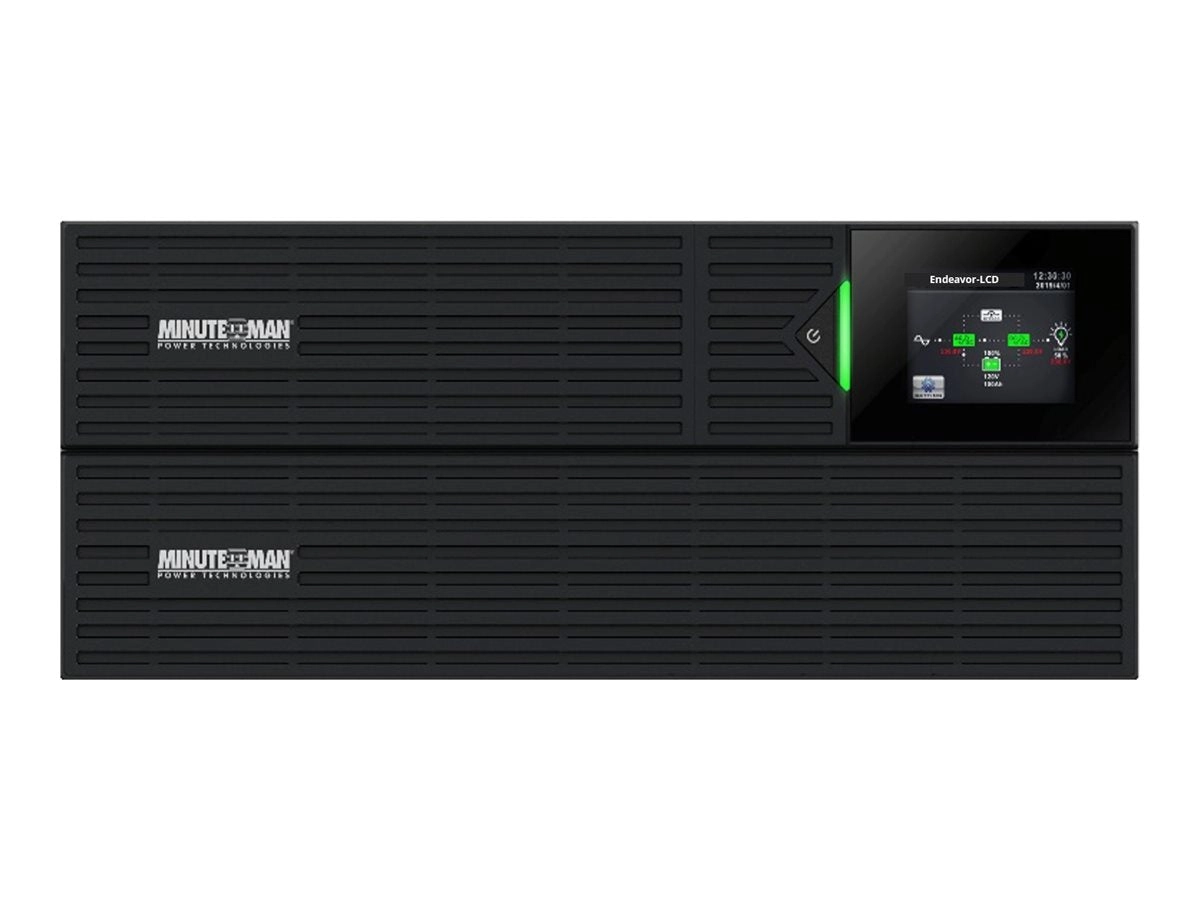 Minuteman Endeavor ED6KRT - UPS (rack-mountable / external) (BM0097) - AC 208/220/230/240 V - 5400 Watt - 6000 VA - valve regulated