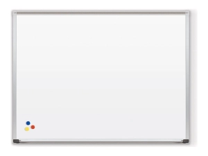 MooreCo - Whiteboard - wall mountable - 48 in x 144.02 in - porcelain steel - magnetic - low gloss white 202AM-26