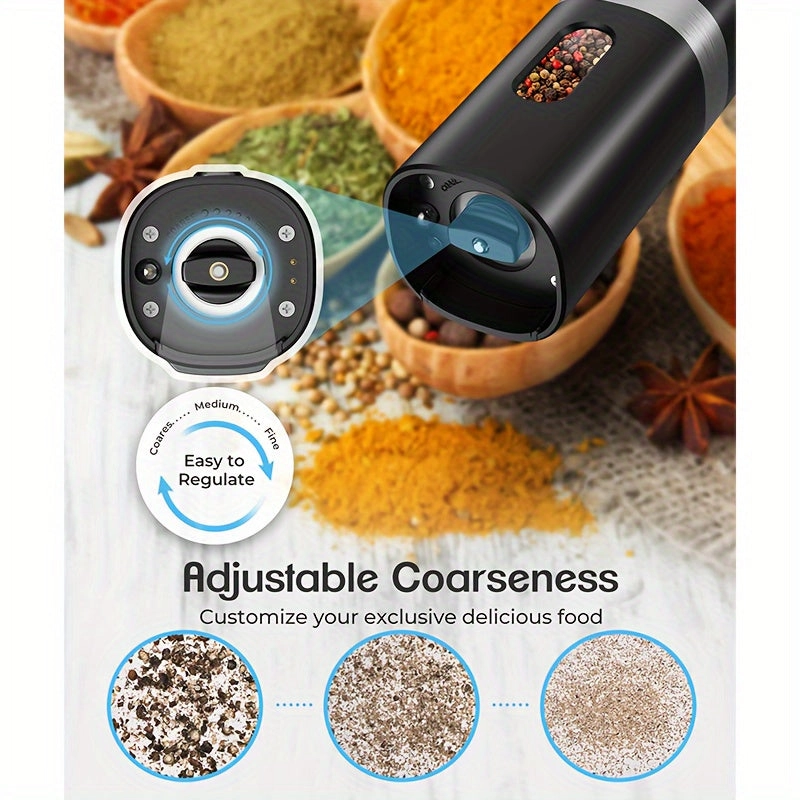 Mpow 2Pack Electric Salt and Pepper Mill Set