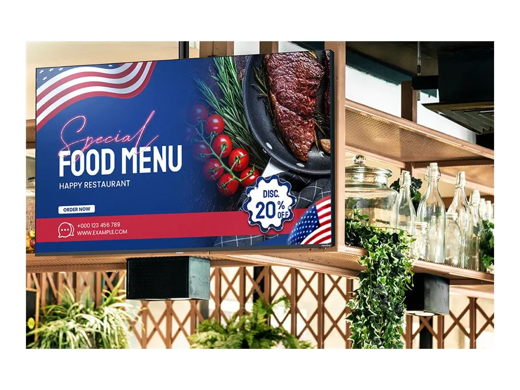 Newline STV-5524-PLUS - 55 Diagonal Class STV  Series LED-backlit LCD display - interactive digital signage - Android - 4K UHD