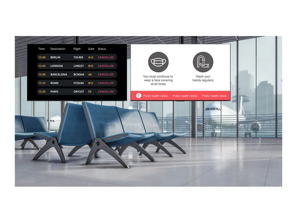 Newline STV-5524-PLUS - 55 Diagonal Class STV  Series LED-backlit LCD display - interactive digital signage - Android - 4K UHD