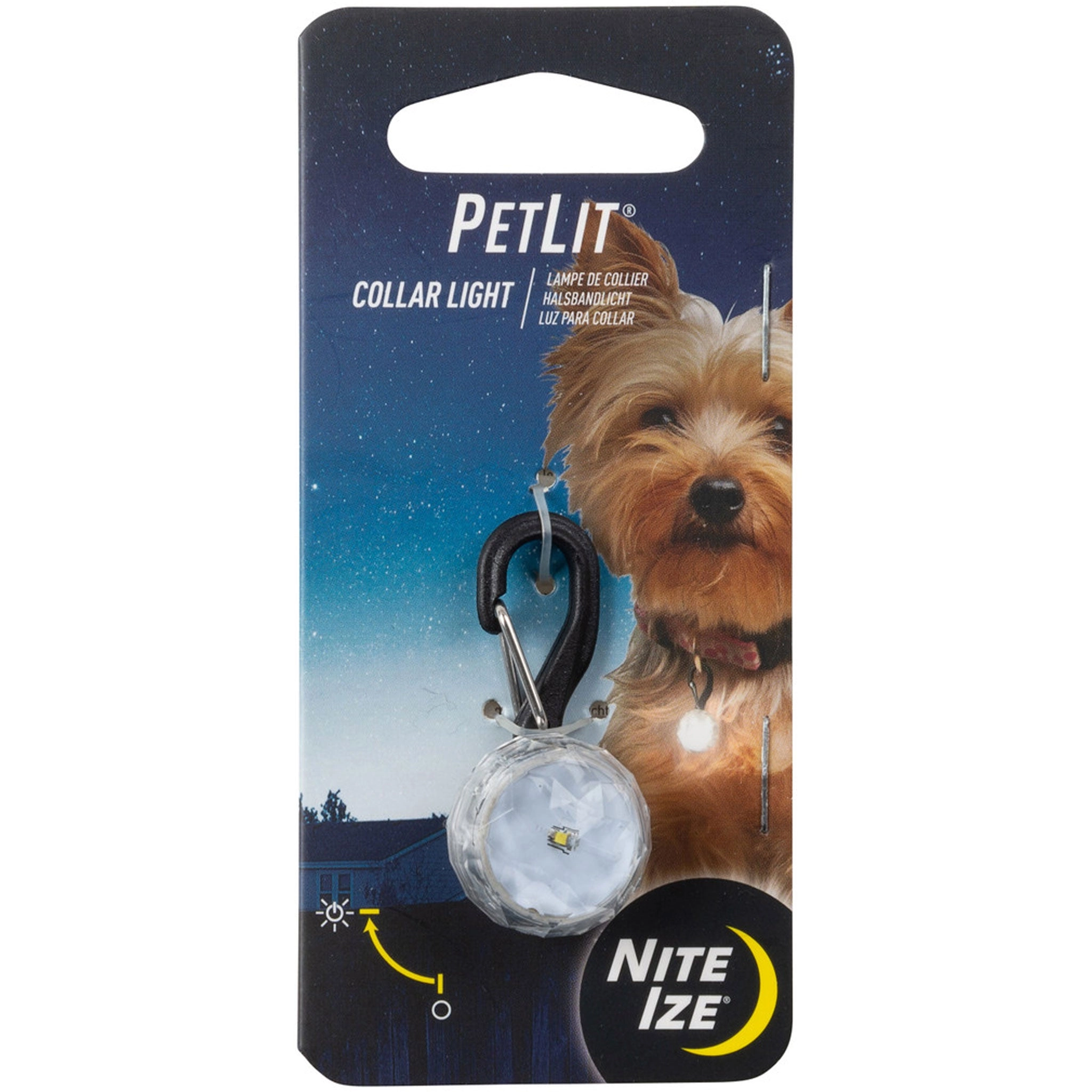 Nite Ize PetLit LED Collar Light Jewel Crystal Dog Collars