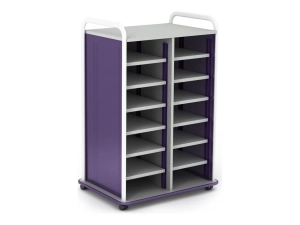 Paragon A&D Crossfit Storage - Trolley - 18 shelves - 16 gauge tubular steel, TFM CFD60OFSHLV-918AZA