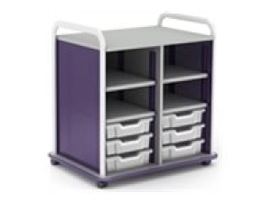 Paragon A&D Crossfit Storage - Trolley - 7 drawers - 2 shelves - 16 gauge tubular steel, TFM CFS42OF17CO-918AZA