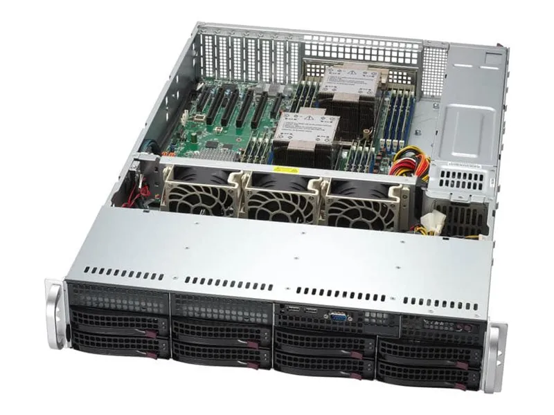 Supermicro Mainstream SuperServer 621P-TRT - Server - rack-mountable 2U - no CPU up to - RAM 0 GB - hot-swap 3.5 bay(s) - no SYS-621P-TRT