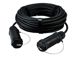 TechLogix MOFO ST Series - HDMI cable - HDMI male to HDMI male - fiber optic - black - armored, 3D video support, 4K60Hz support, MOFO-HD20ST-010