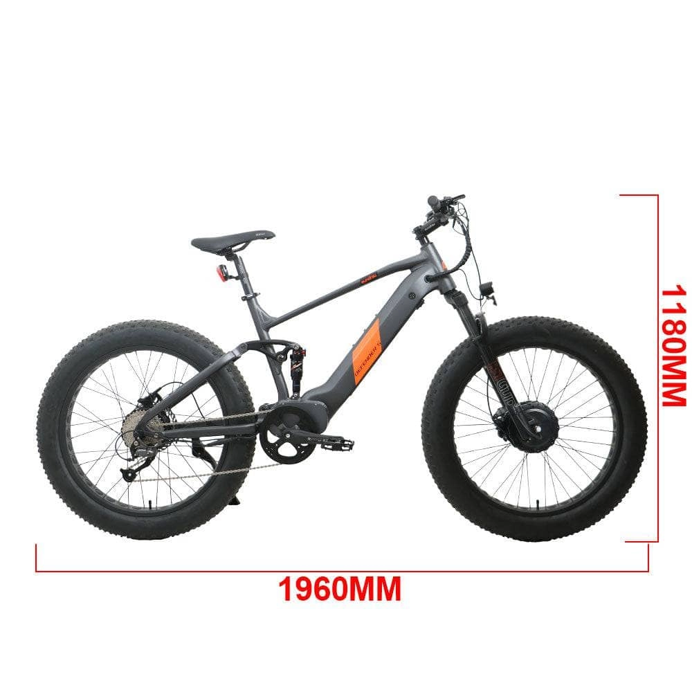 The Eunorau DEFENDER-S Fat Tire Electric Bike