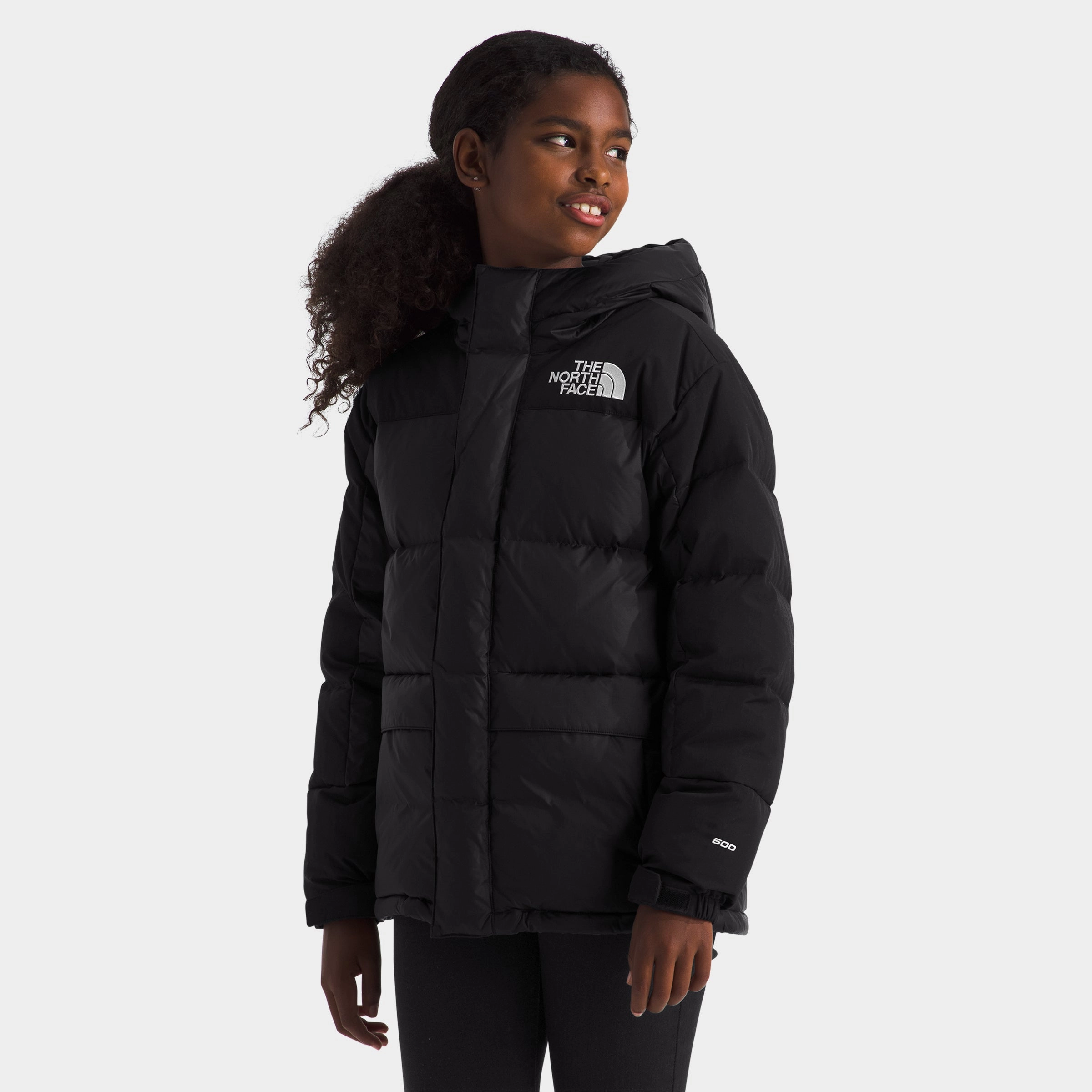 The North Face Junior Boys' HMLYN Down Short Parka / Black