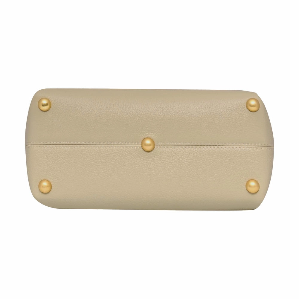 Tryhard Leather Crossbody Bag -- Stone
