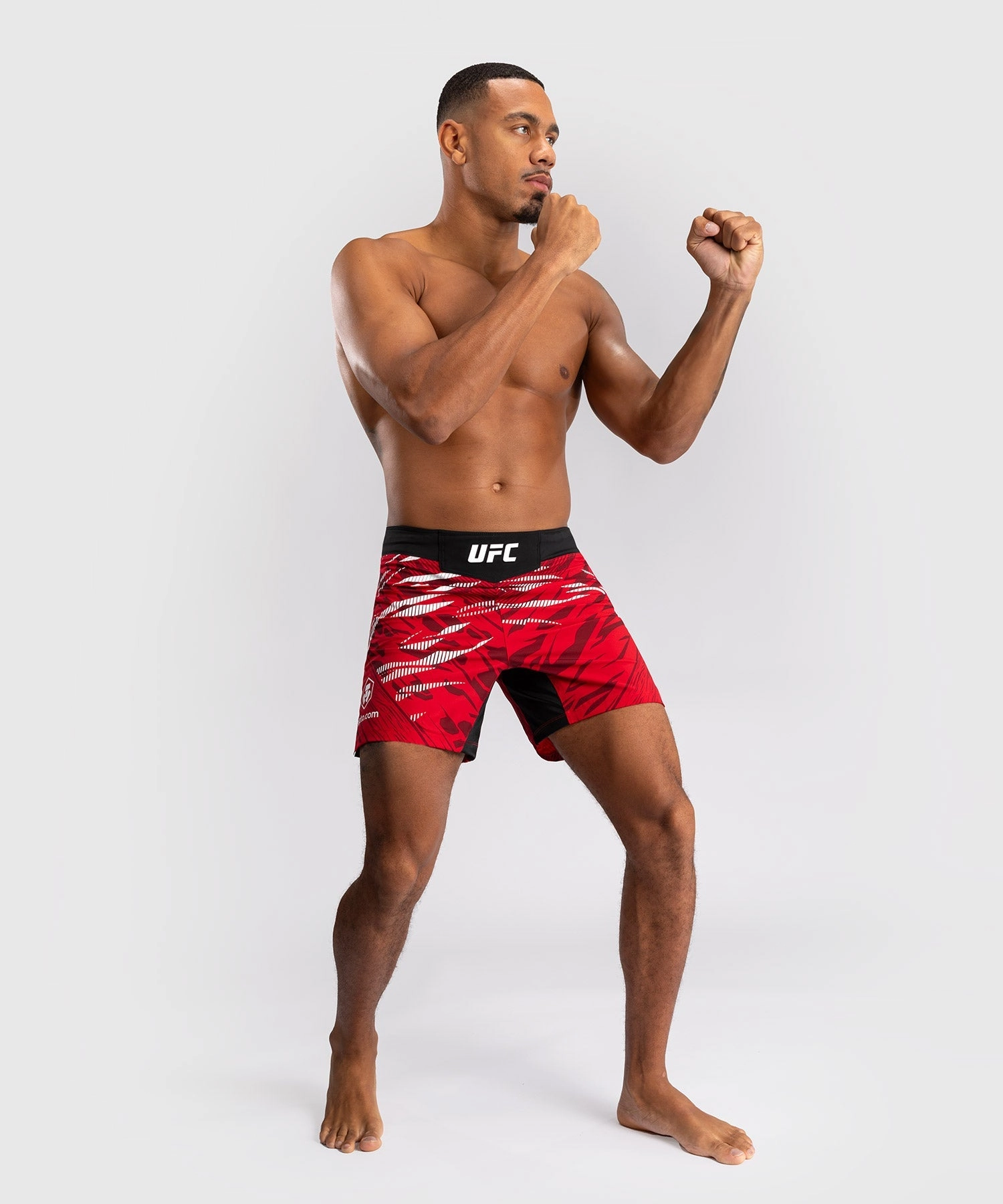 UFC Fusion by Venum Personalized Authentic Fight Night Men's Fight Short - Short Fit - Red