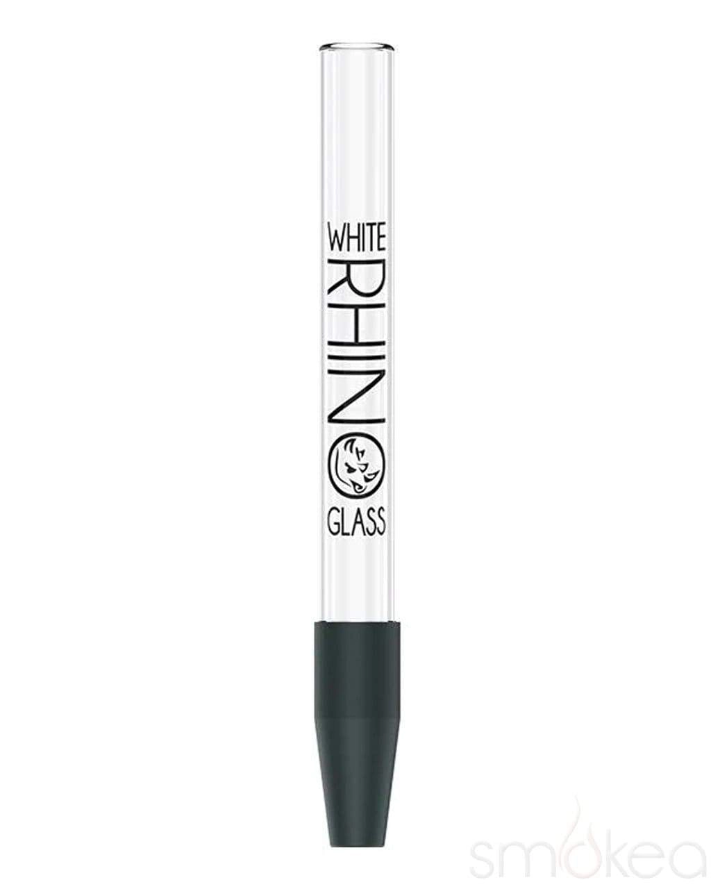 White Rhino Pyrex Glass Dab Straw