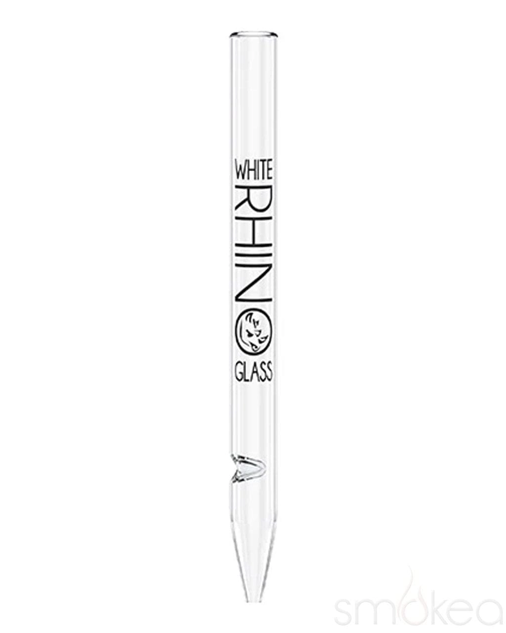 White Rhino Pyrex Glass Dab Straw