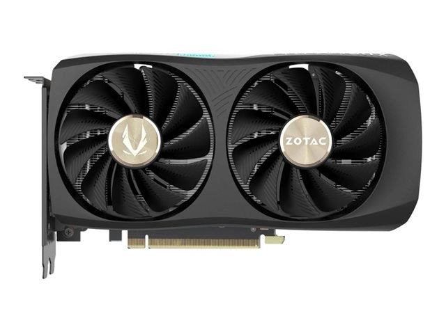 ZOTAC GAMING GeForce RTX 4060Ti Twin Edge - Graphics card - GeForce RTX 4060 Ti - 16 GB GDDR6 - PCIe 4.0 x8 - 3 x DisplayPort, ZT-D40620E-10M